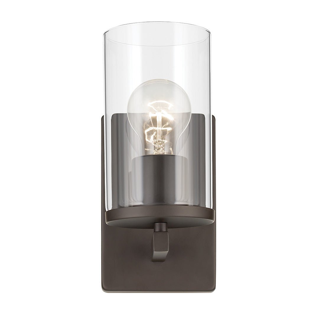KICHLER-45495OZCLRKICHLER Crosby 45495 1 Light Vanity Light with Frosted/Clear Glass