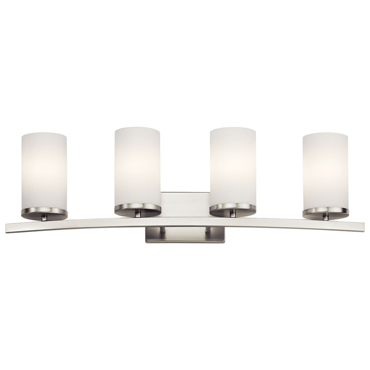 KICHLER-45498NIKICHLER Crosby 45498 4 Light Vanity Light with Frosted/Clear Glass