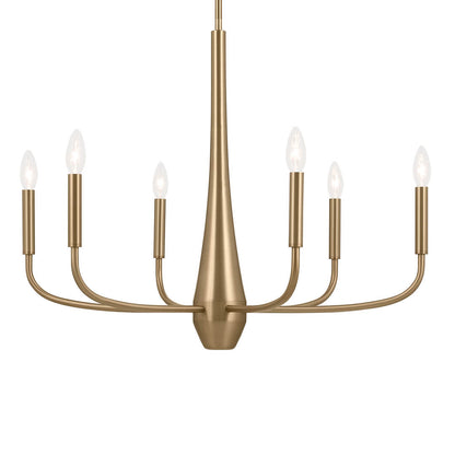 KICHLER-52525CPZKICHLER Deela 52525 28" 6-Light Chandelier