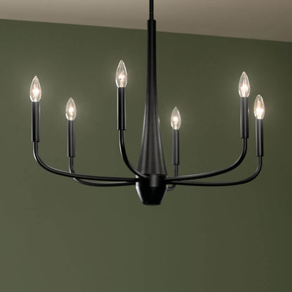KICHLER-52525CPZKICHLER Deela 52525 28" 6-Light Chandelier