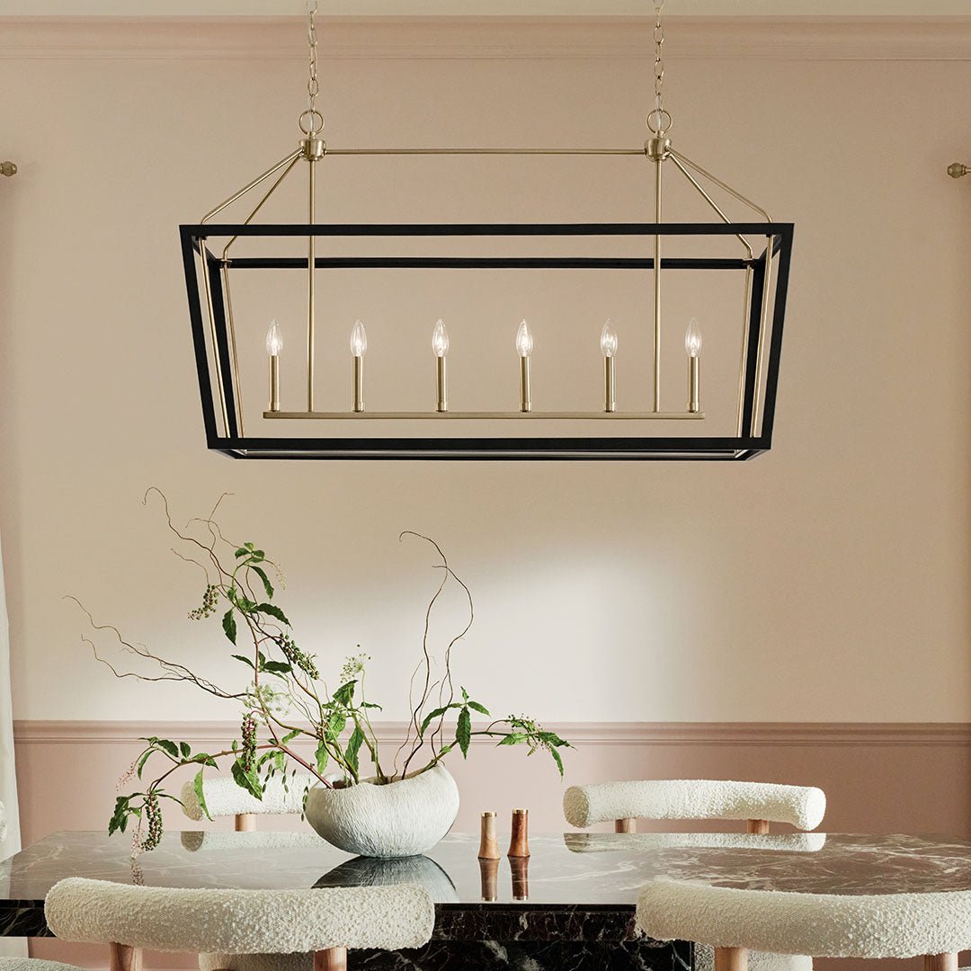 KICHLER-52622CPZWHKICHLER Delvin 52622 16" 6-Light Linear Chandelier