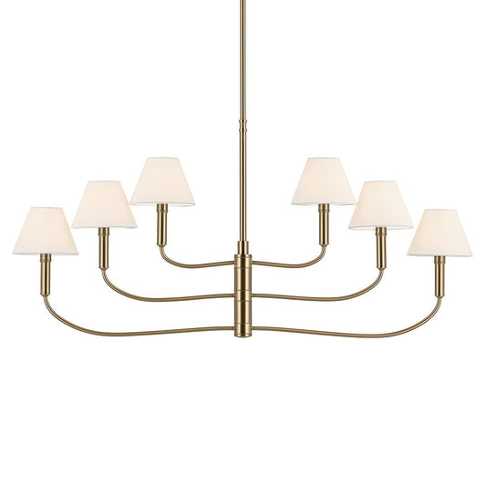 KICHLER-52767CPZKICHLER Eadie 52767 41" Adjustable 6-Light Chandelier