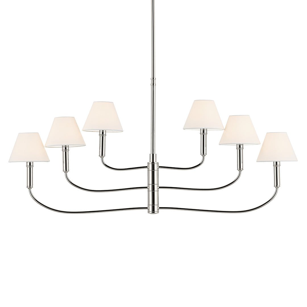 KICHLER-52767PNKICHLER Eadie 52767 41" Adjustable 6-Light Chandelier