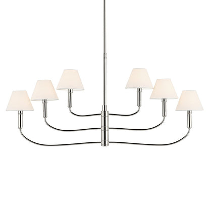 KICHLER-52767PNKICHLER Eadie 52767 41" Adjustable 6-Light Chandelier