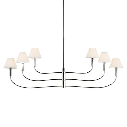 KICHLER-52768PNKICHLER Eadie 52768 51.5" 6-Light Linear Chandelier