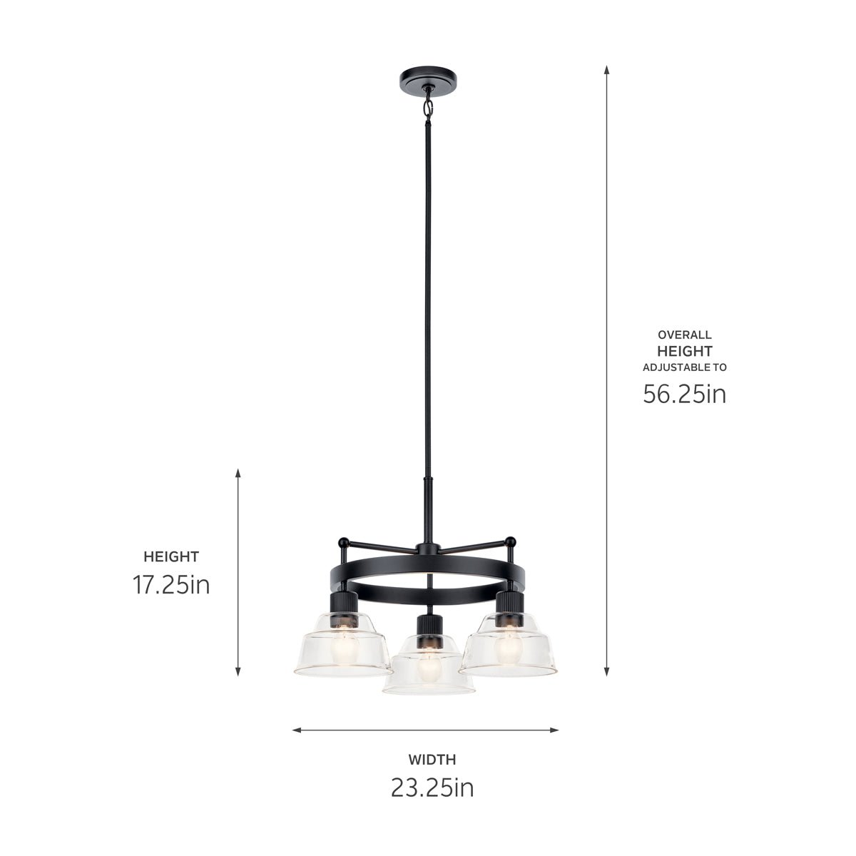 KICHLER-52402PNKICHLER Eastmont 52402 23.25" 3-Light Chandelier