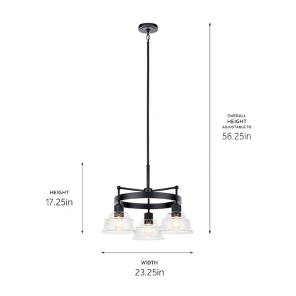 KICHLER-52402PNKICHLER Eastmont 52402 23.25" 3-Light Chandelier