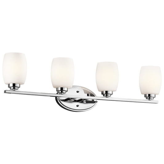 KICHLER-5099CHKICHLER Eileen 5099 4 Light Vanity Light with Frosted Glass