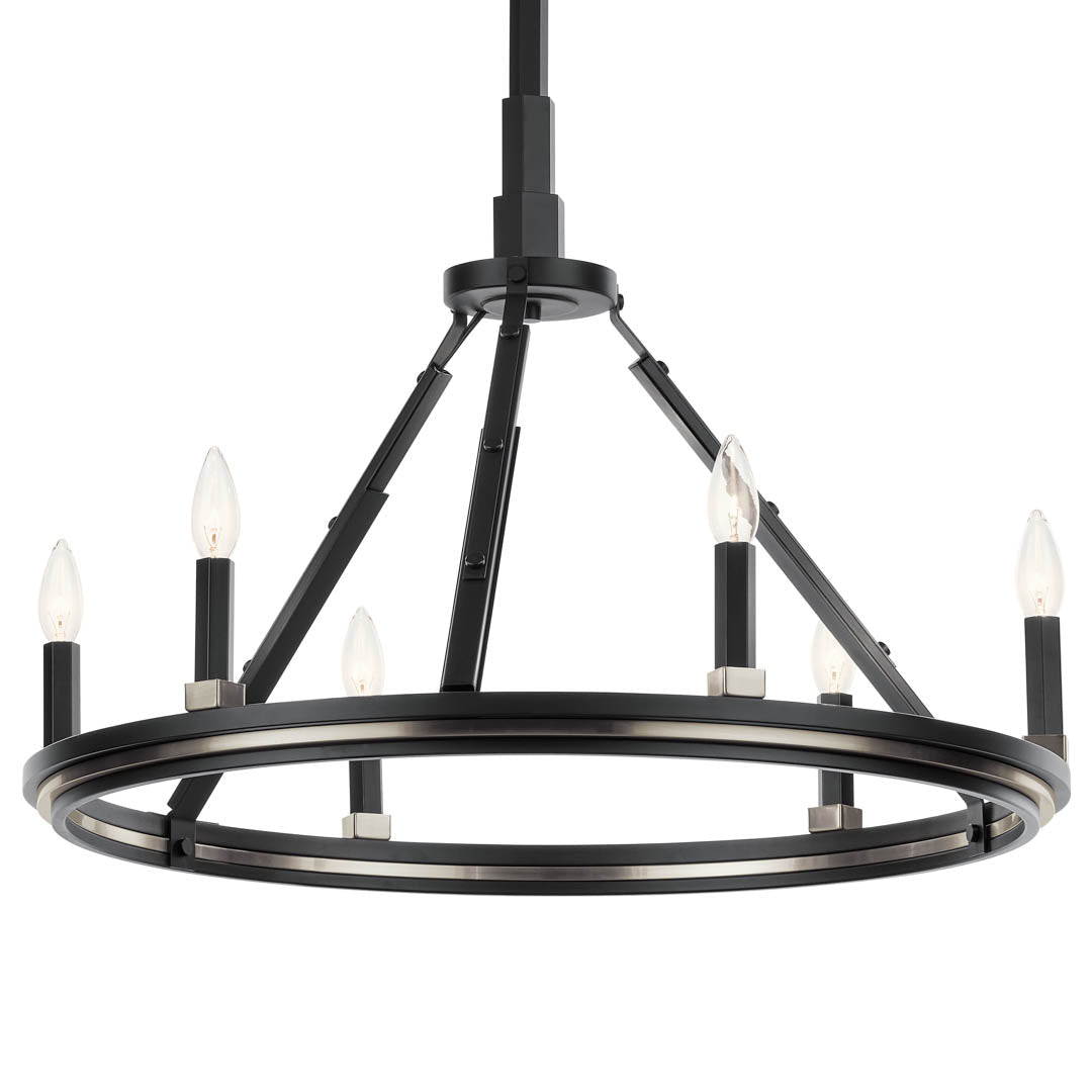 KICHLER-52420BKKICHLER Emmala 52420 27" 6-Light Chandelier