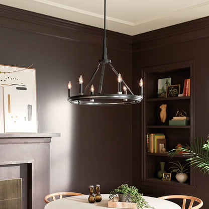KICHLER-52420BNBKICHLER Emmala 52420 27" 6-Light Chandelier