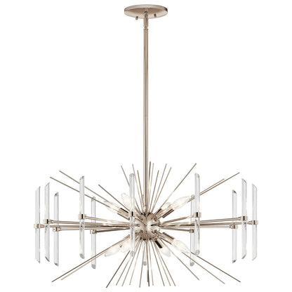 KICHLER-44276PNKICHLER Eris 44276 30" 8-Light Chandelier