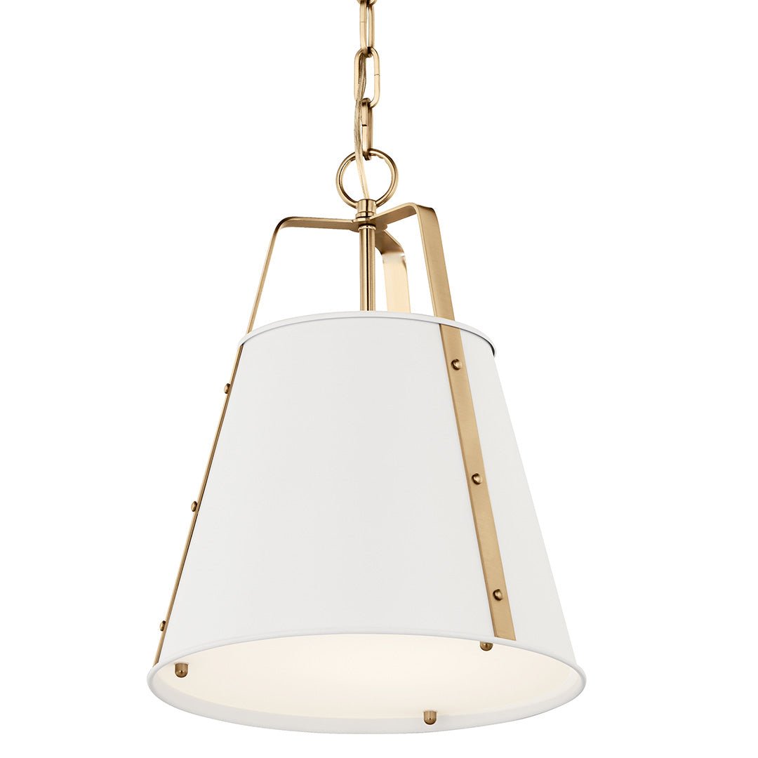 KICHLER-52710WHKICHLER Etcher 52710 13" 1 Light Pendant