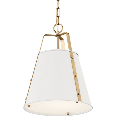 KICHLER-52710WHKICHLER Etcher 52710 13" 1 Light Pendant