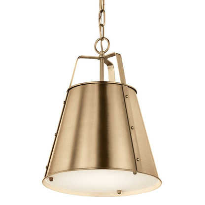 KICHLER-52710CPZKICHLER Etcher 52710 13" 1 Light Pendant