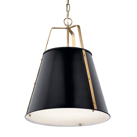 KICHLER-52711BKKICHLER Etcher 52711 18" 2 Light Pendant