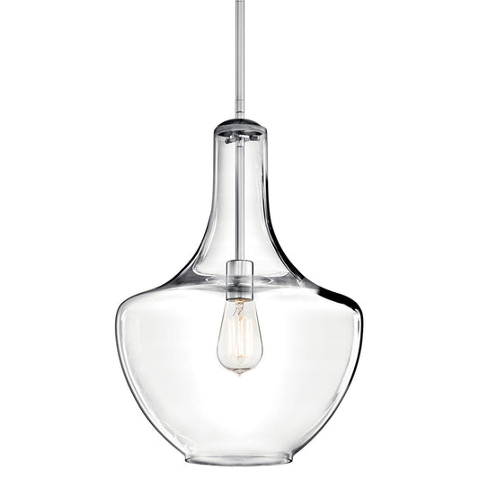 KICHLER-42046CHKICHLER Everly 42046 19.75" Bell Pendant