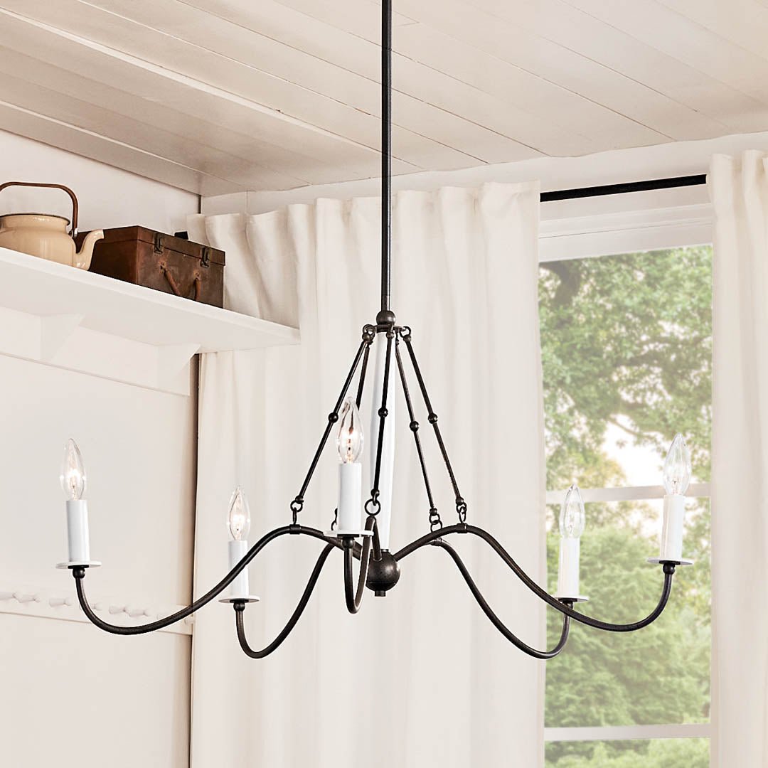 KICHLER-52455AVIKICHLER Freesia 52455 31.25" 5-Light Chandelier