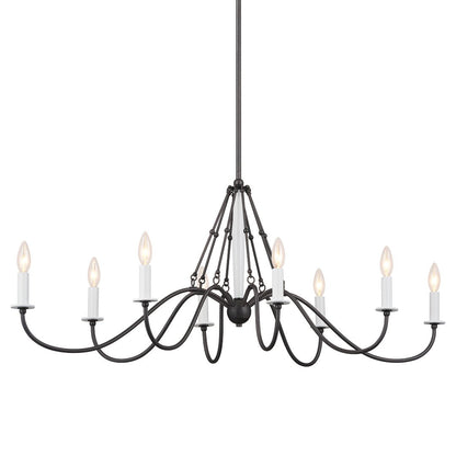 KICHLER-52457AVIKICHLER Freesia 52457 20" 8-Light Linear Chandelier