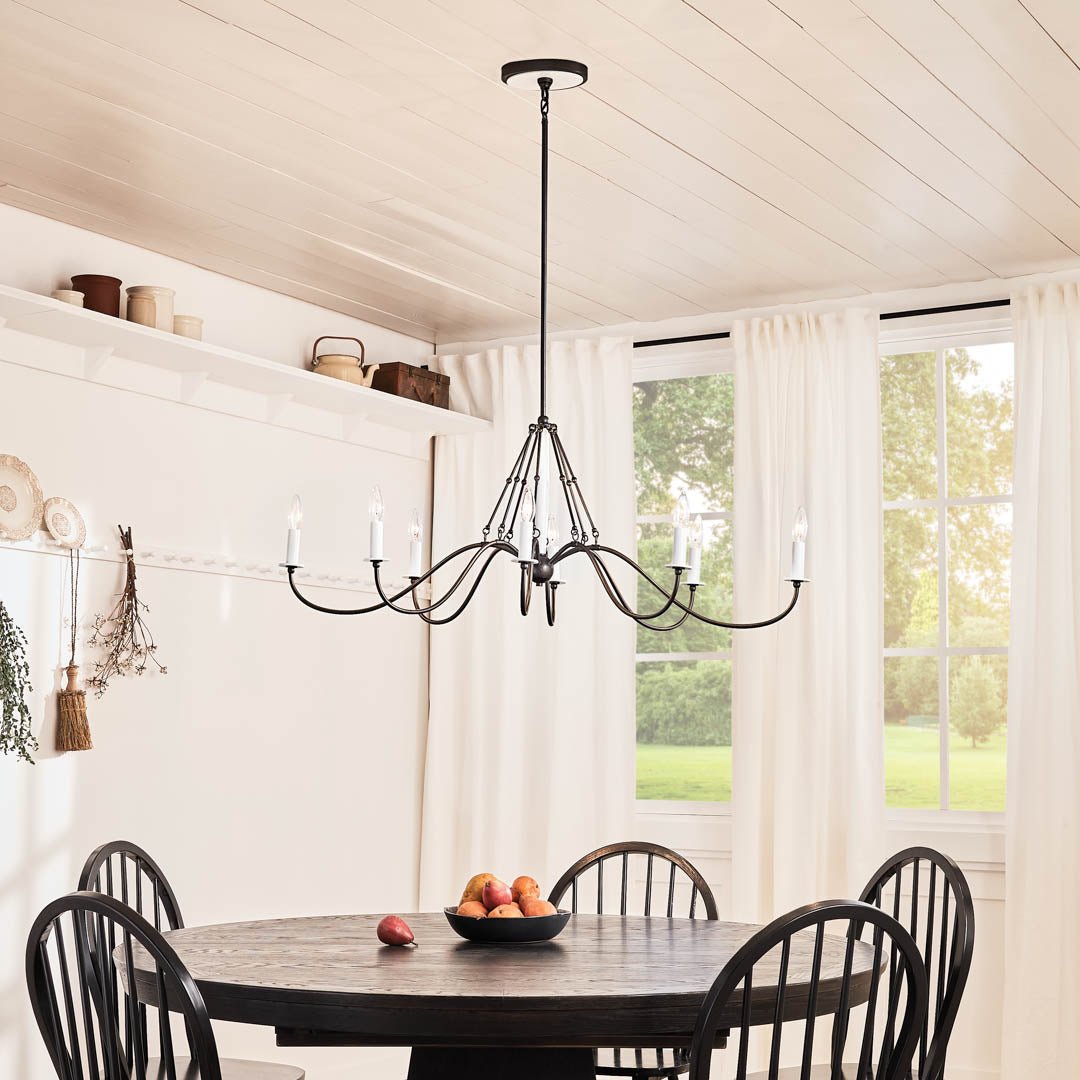 KICHLER-52457AVIKICHLER Freesia 52457 20" 8-Light Linear Chandelier