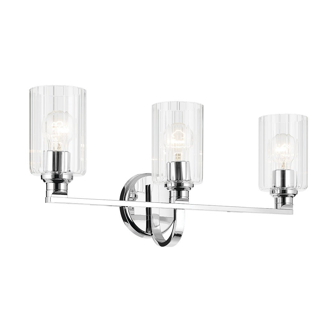 KICHLER-55226CHFLUKICHLER Gioe 55226 3 Light Vanity Light with Clear/Frosted Glass