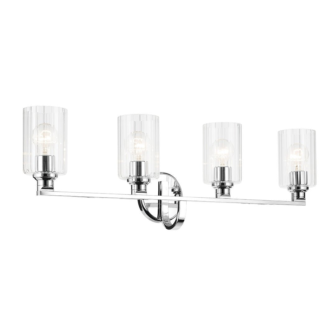 KICHLER-55227CHFLUKICHLER Gioe 55227 4 Light Vanity Light with Clear/Frosted Glass