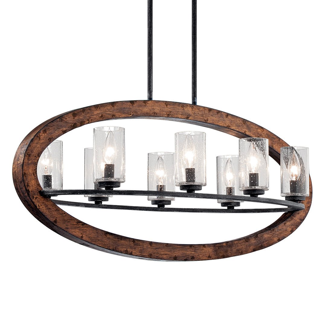 KICHLER-43191AUBKICHLER Grand Bank 43191 16" 8-Light Linear Chandelier