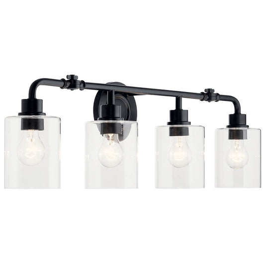 KICHLER-45667BKKICHLER Gunnison 45667 4 Light Vanity Light