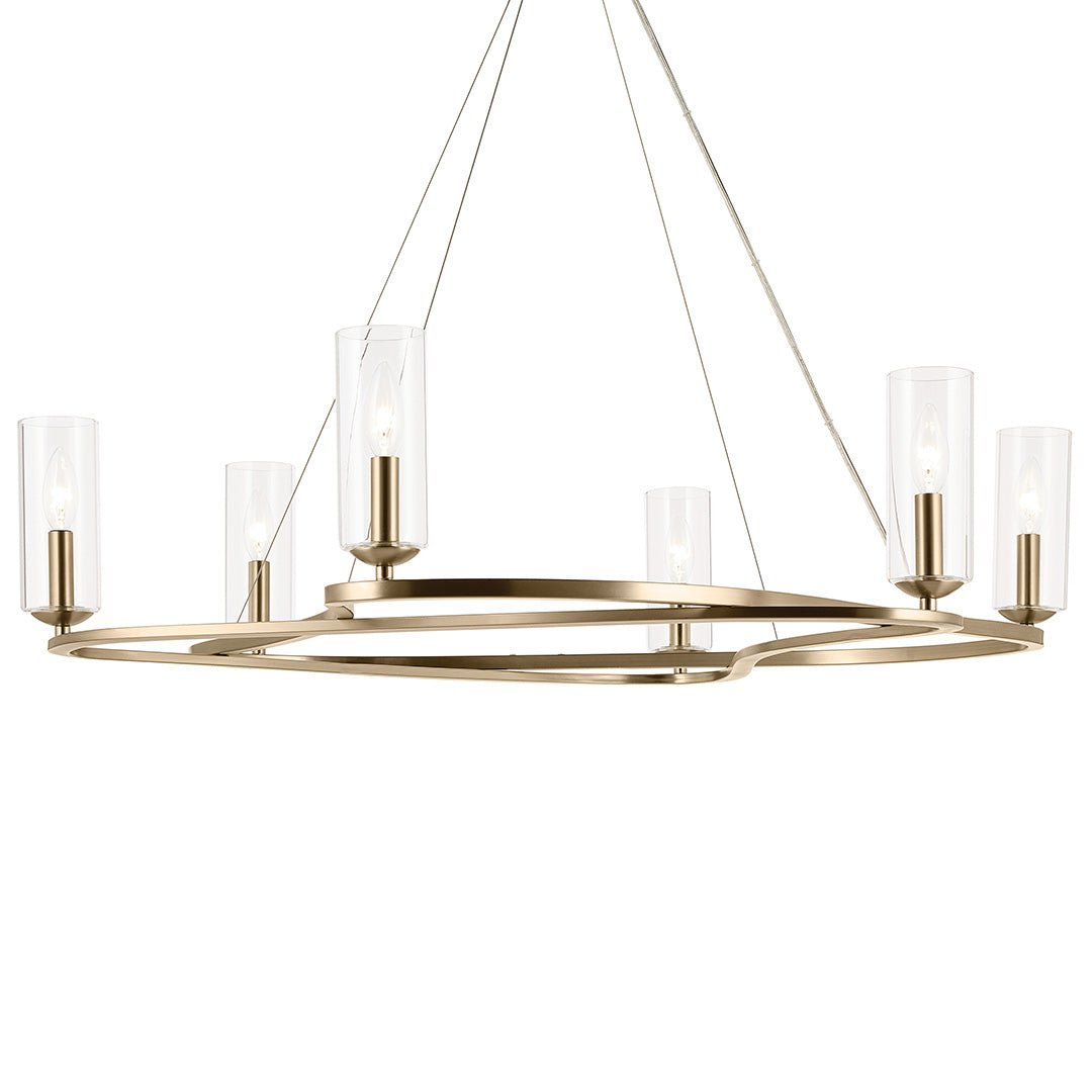 KICHLER-52771CPZKICHLER Harpin 52771 37.75" 6-Light Chandelier