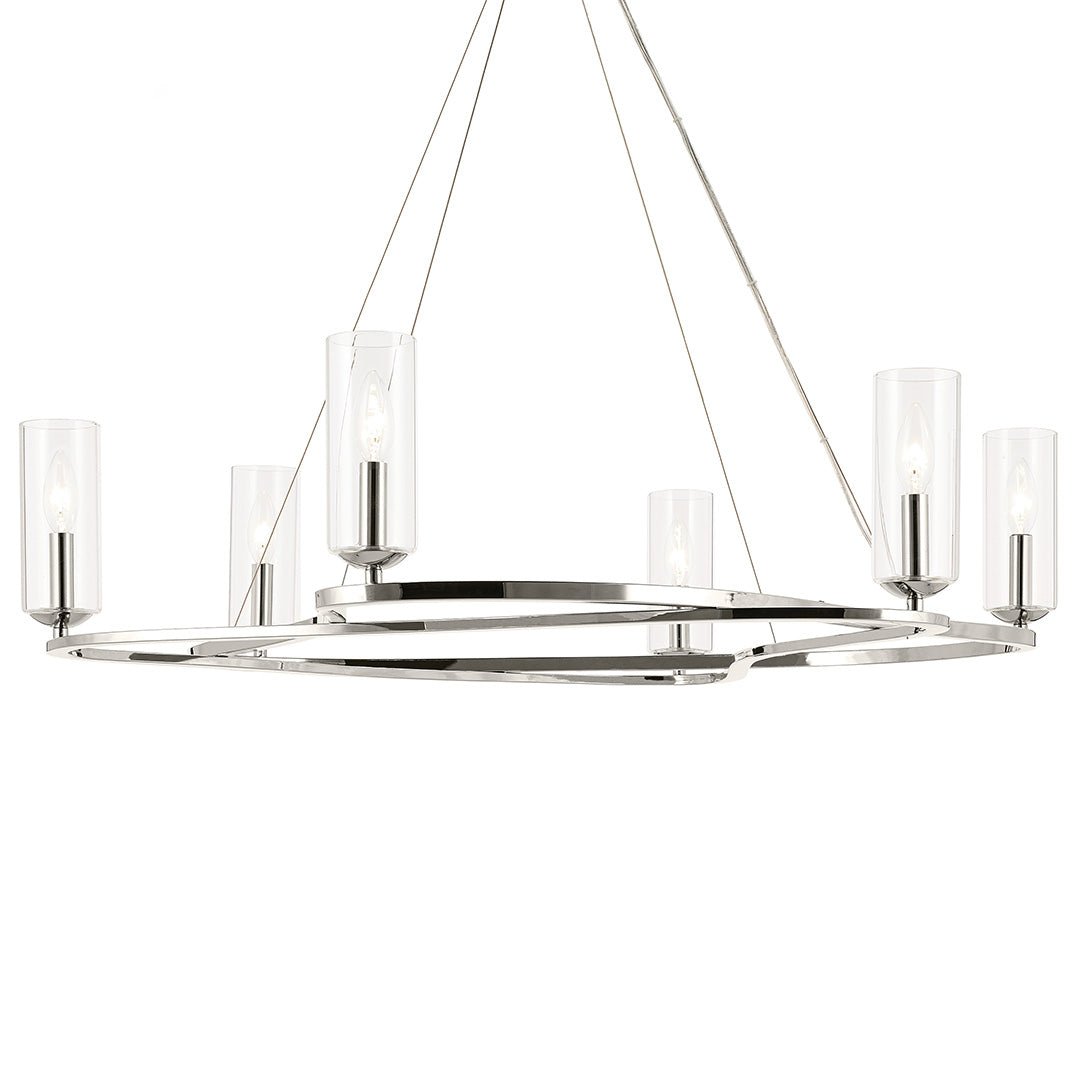 KICHLER-52771PNKICHLER Harpin 52771 37.75" 6-Light Chandelier