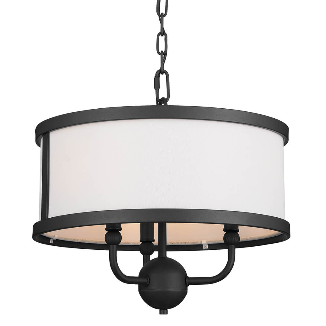 KICHLER-52465BKTKICHLER Heddle 52465 15.5" 3-Light Chandelier