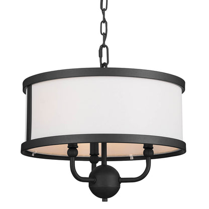 KICHLER-52465BKTKICHLER Heddle 52465 15.5" 3-Light Chandelier