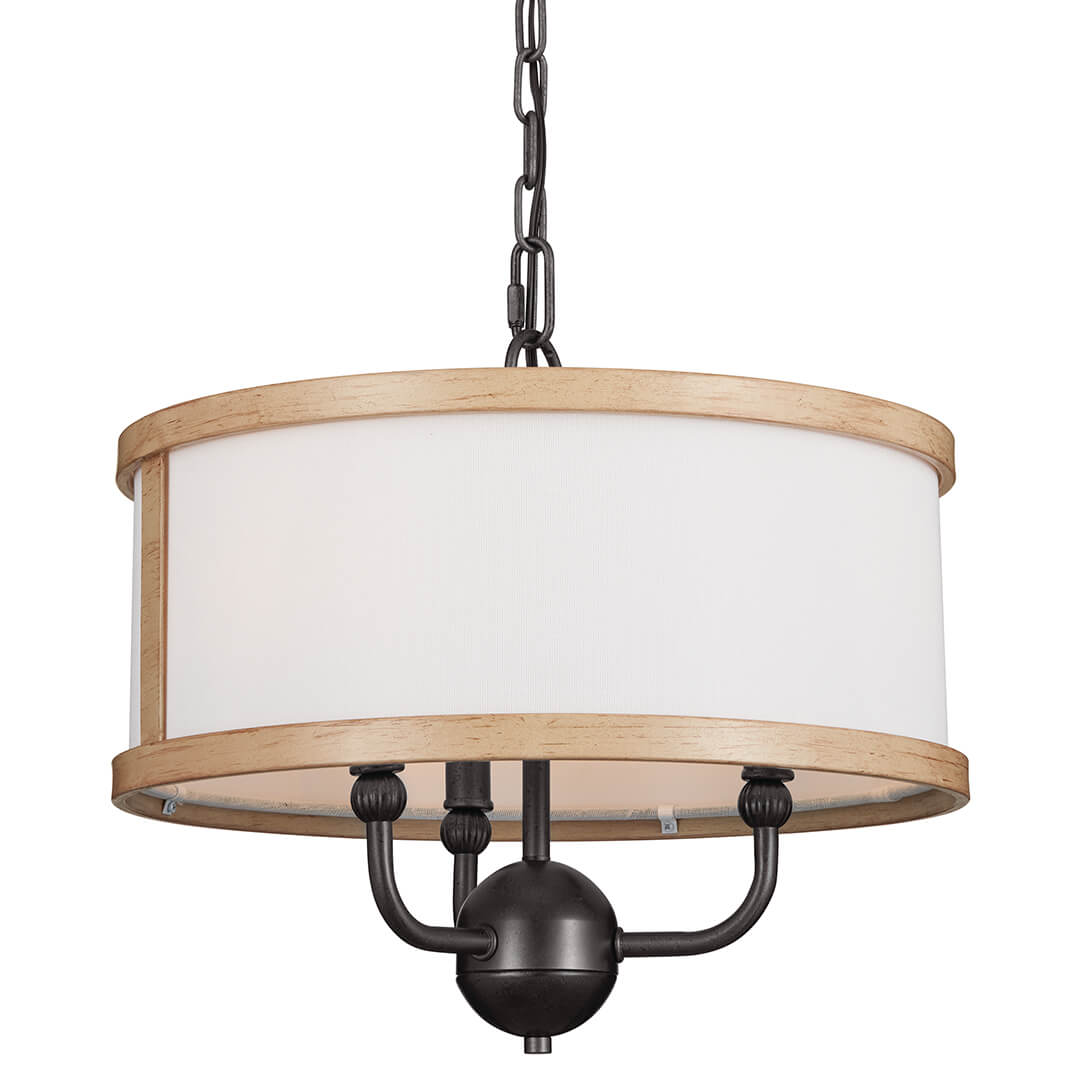 KICHLER-52465AVIKICHLER Heddle 52465 15.5" 3-Light Chandelier