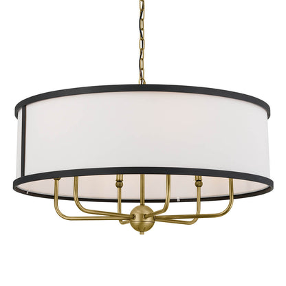 KICHLER-52466NBRKICHLER Heddle 52466 30.5" 6-Light Chandelier