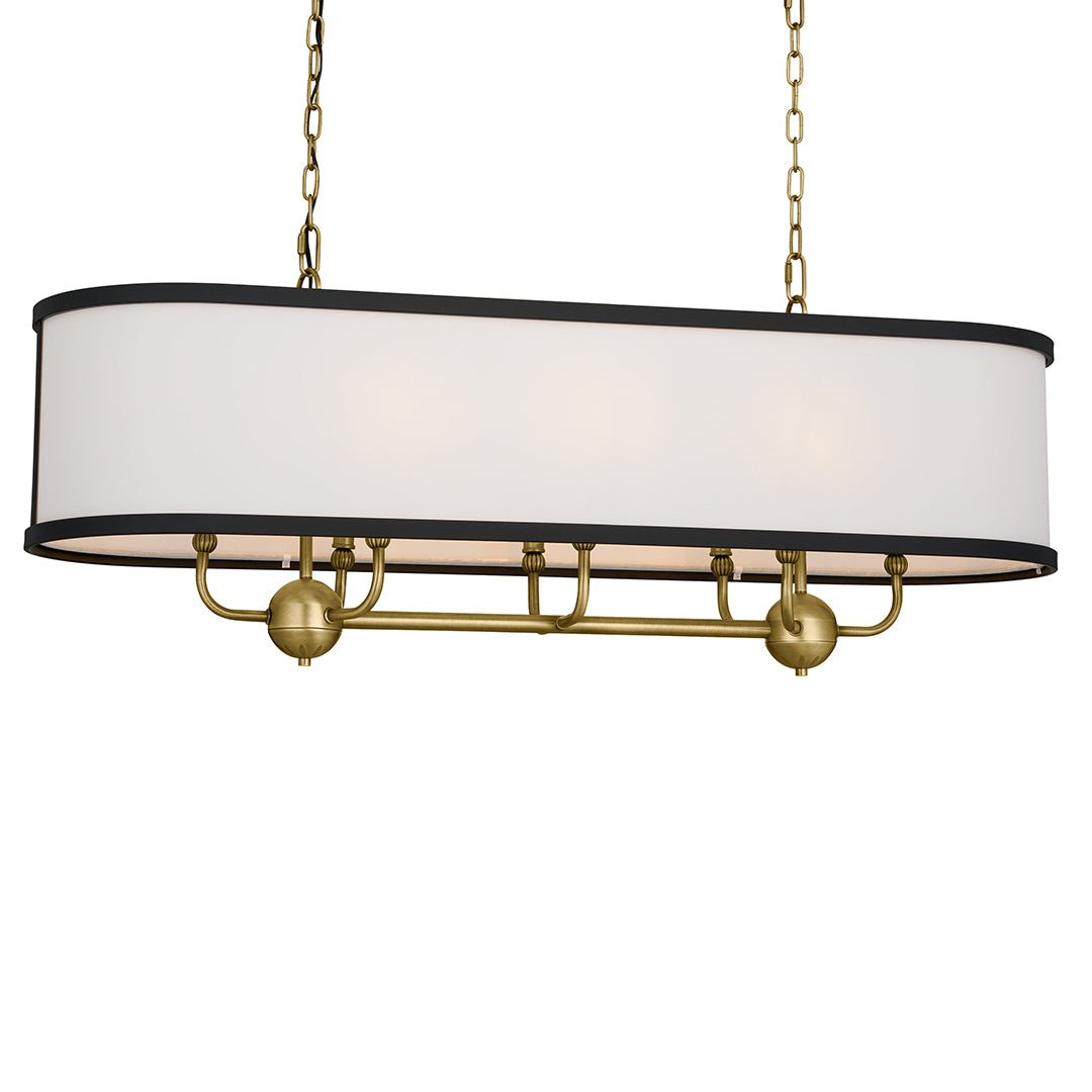 KICHLER-52467NBRKICHLER Heddle 52467 13" 8-Light Linear Chandelier