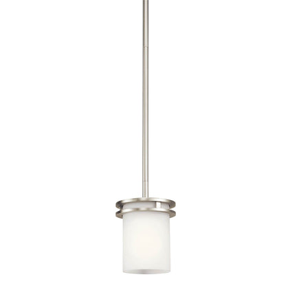 KICHLER-3475NIKICHLER Hendrik 3475 7.5" 1 Light Mini Pendant with Satin Etched Glass