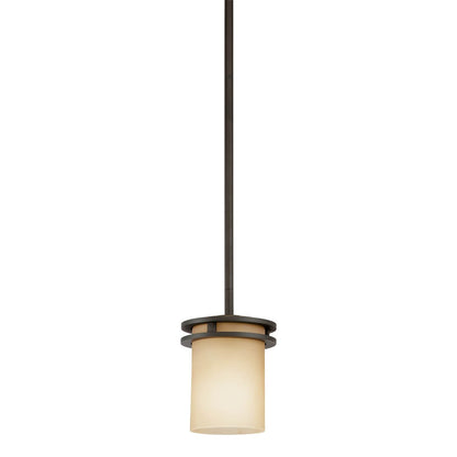 KICHLER-3475OZKICHLER Hendrik 3475 7.5" 1 Light Mini Pendant with Satin Etched Glass