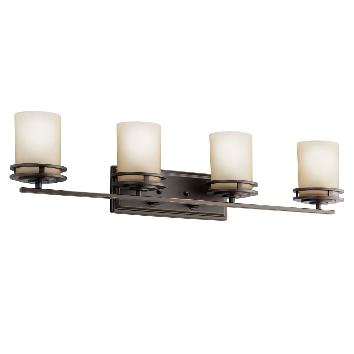 KICHLER-5079OZKICHLER Hendrik 5079 4 Light Vanity Light with Frosted Glass