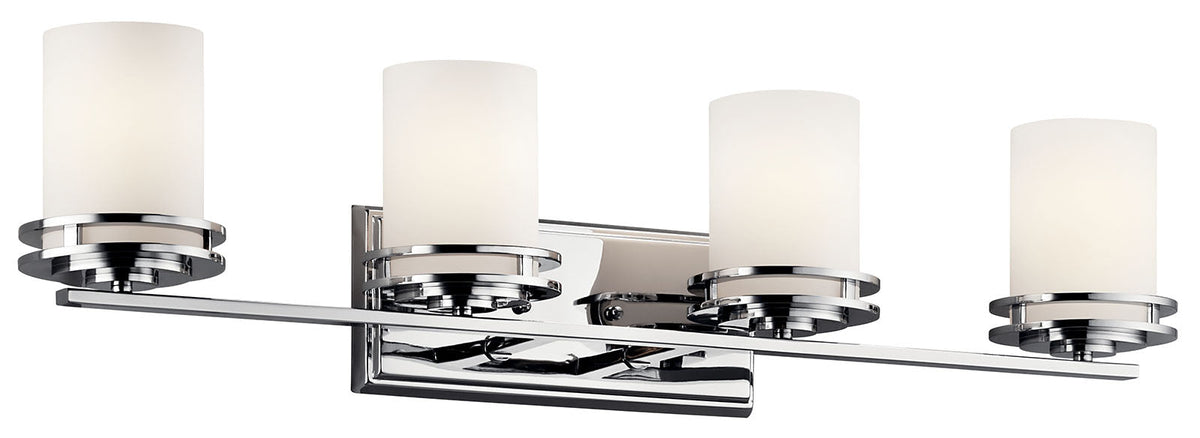 KICHLER-5079CHKICHLER Hendrik 5079 4 Light Vanity Light with Frosted Glass