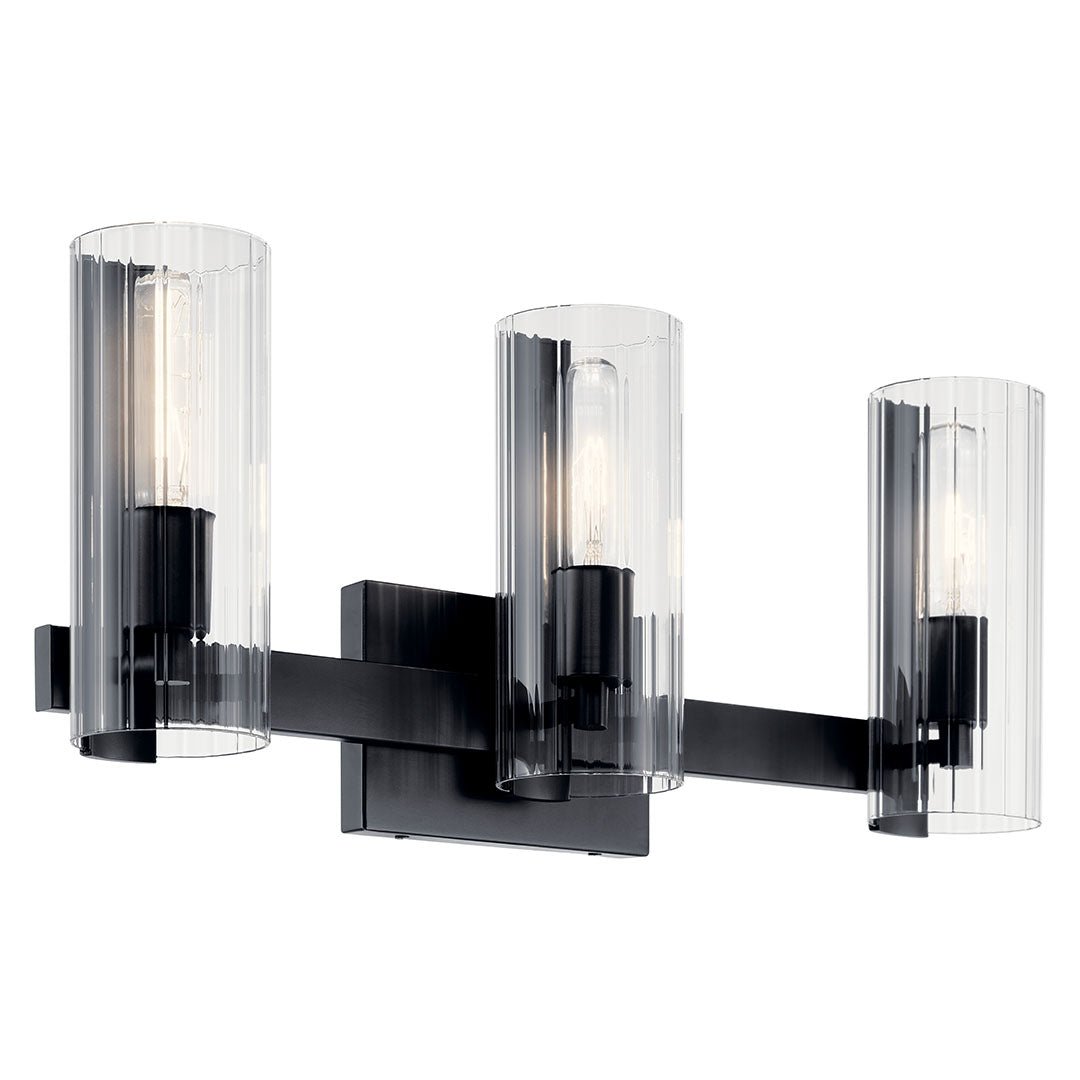 KICHLER-55168BKKICHLER Jemsa 55168 3 Light Vanity with Clear Glass