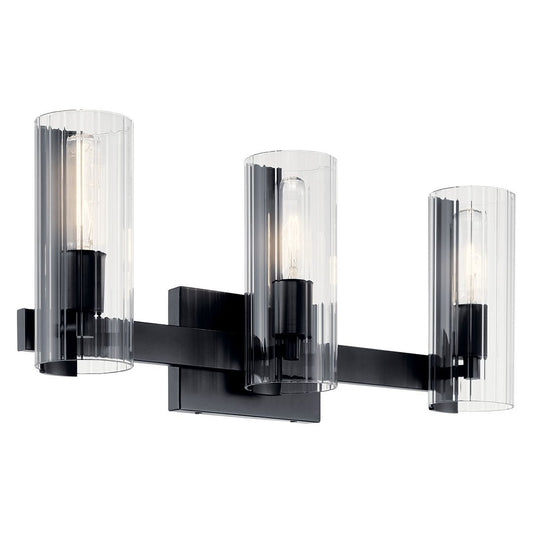 KICHLER-55168BKKICHLER Jemsa 55168 3 Light Vanity with Clear Glass