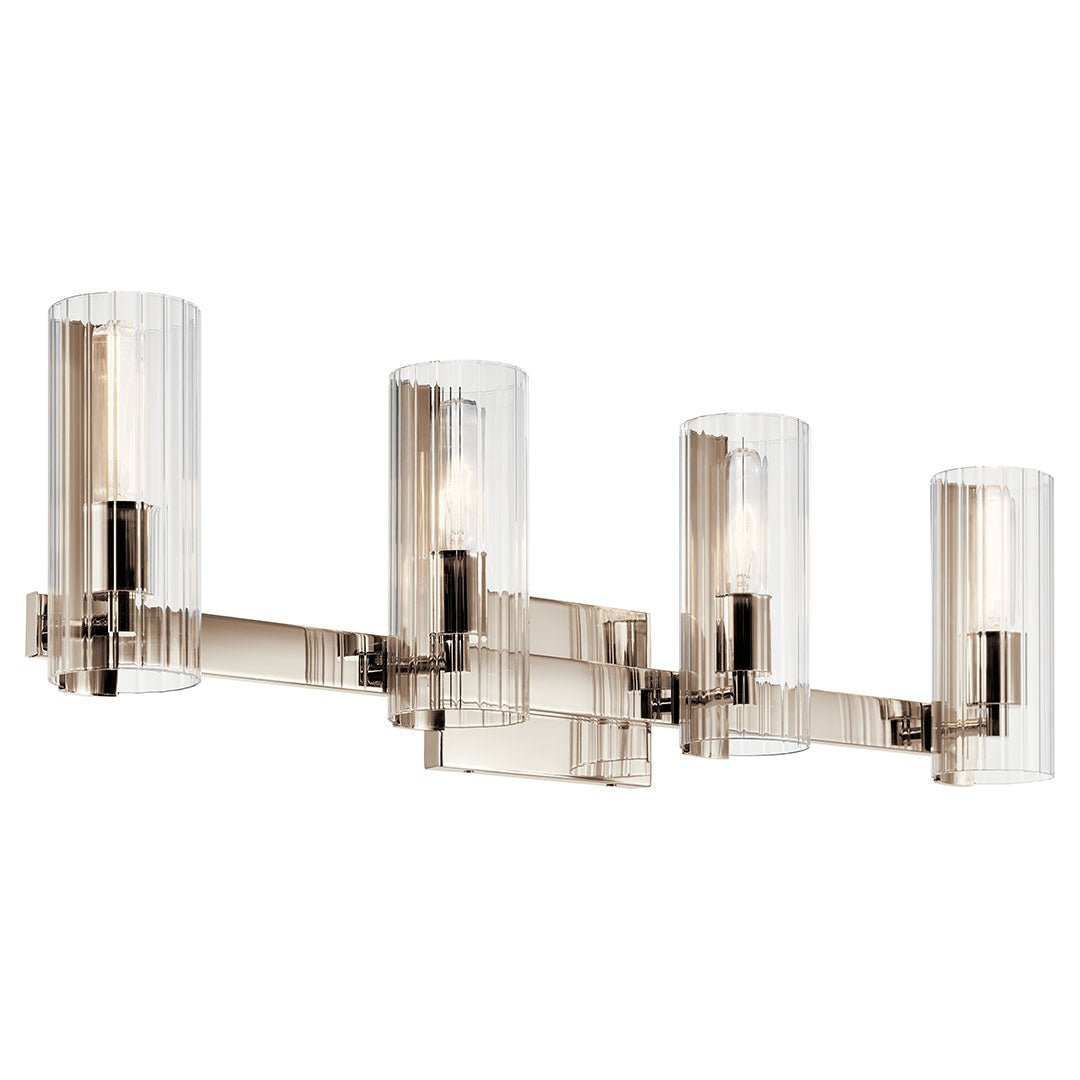 KICHLER-55169PNKICHLER Jemsa 55169 4 Light Vanity with Clear Glass
