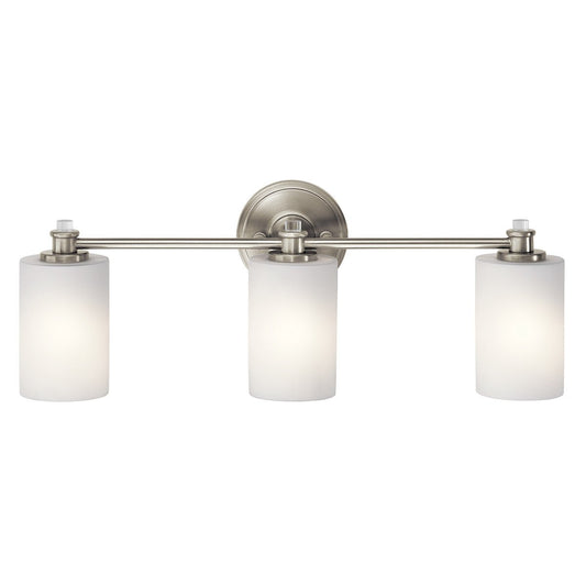 KICHLER-45923NIKICHLER Joelson 45923 3 Light Vanity Light with Clear/Frosted Glass