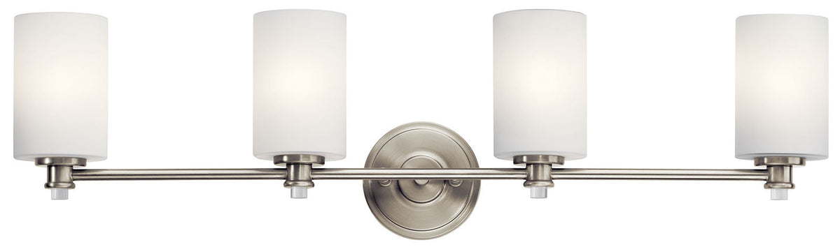 KICHLER-45924NIKICHLER Joelson 45924 4 Light Vanity Light with Clear/Frosted Glass