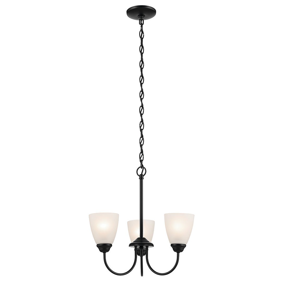 KICHLER-43637BKKICHLER Jolie 43637 18" 3-Light Chandelier