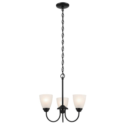 KICHLER-43637BKKICHLER Jolie 43637 18" 3-Light Chandelier