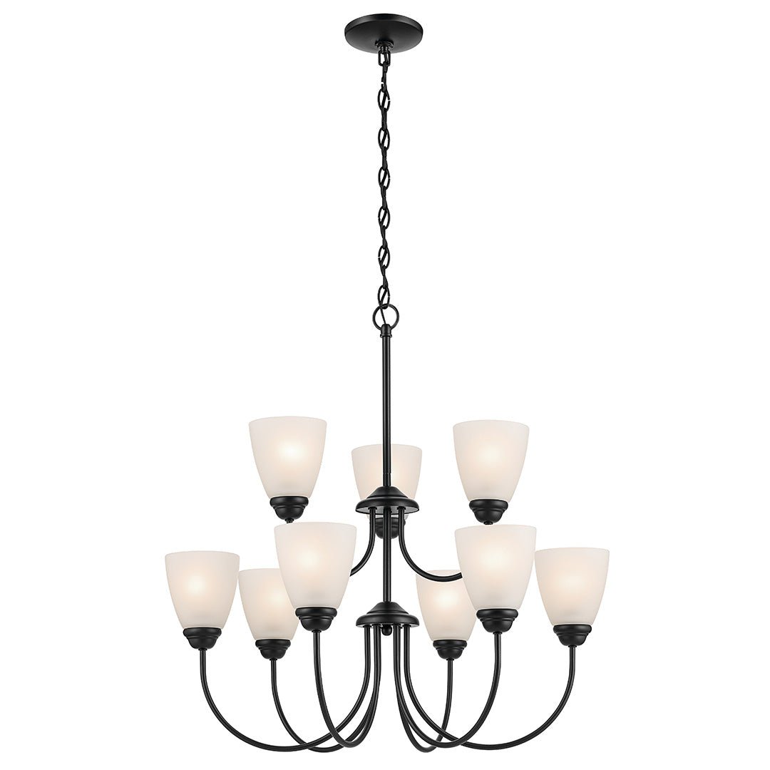 KICHLER-43639BKKICHLER Jolie 43639 28" 9-Light Chandelier