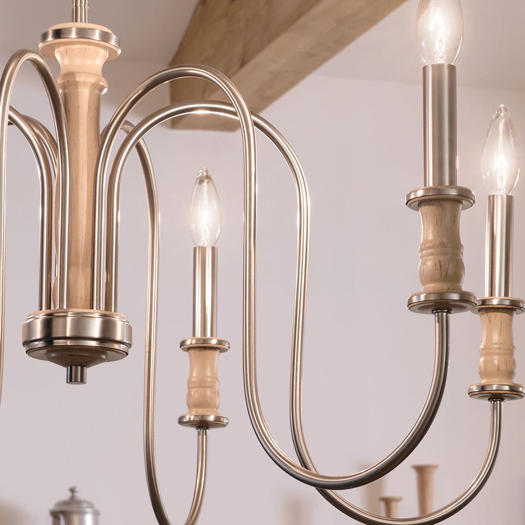 KICHLER-52470NIKICHLER Karthe 52470 28.75" 6-Light Chandelier