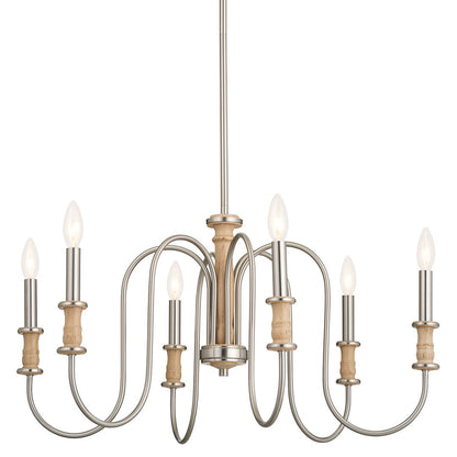 KICHLER-52470NIKICHLER Karthe 52470 28.75" 6-Light Chandelier