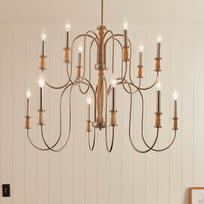 KICHLER-52472NIKICHLER Karthe 52472 42" 12-Light Chandelier