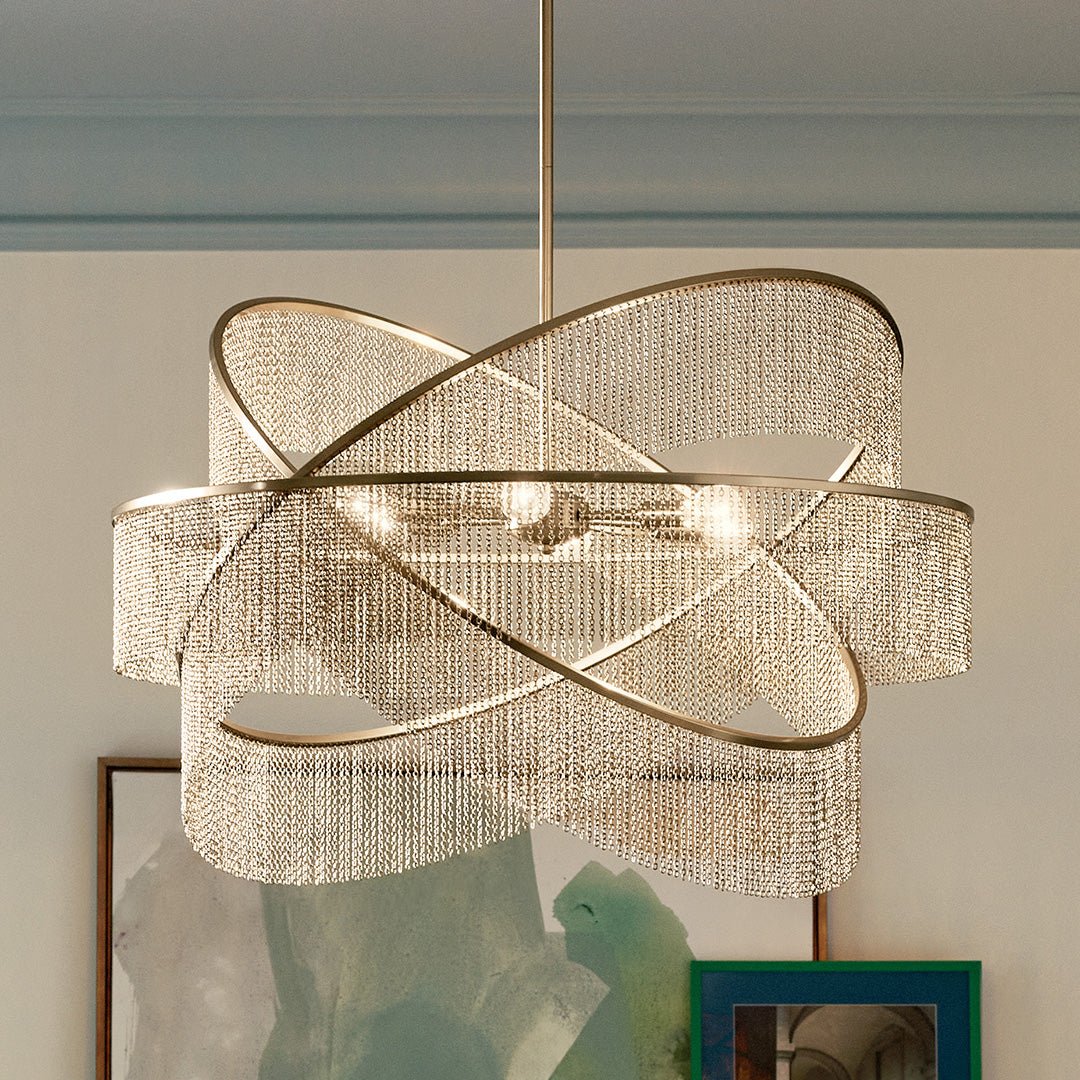 KICHLER-52824CPZKICHLER Khaite 52824 32" 6-Light Chandelier